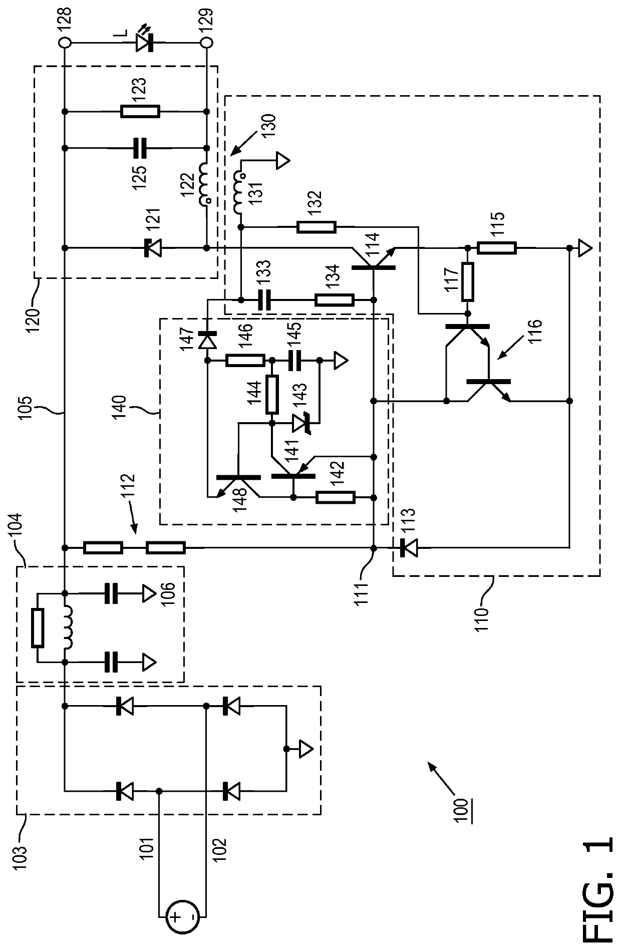 Driver with open output protection