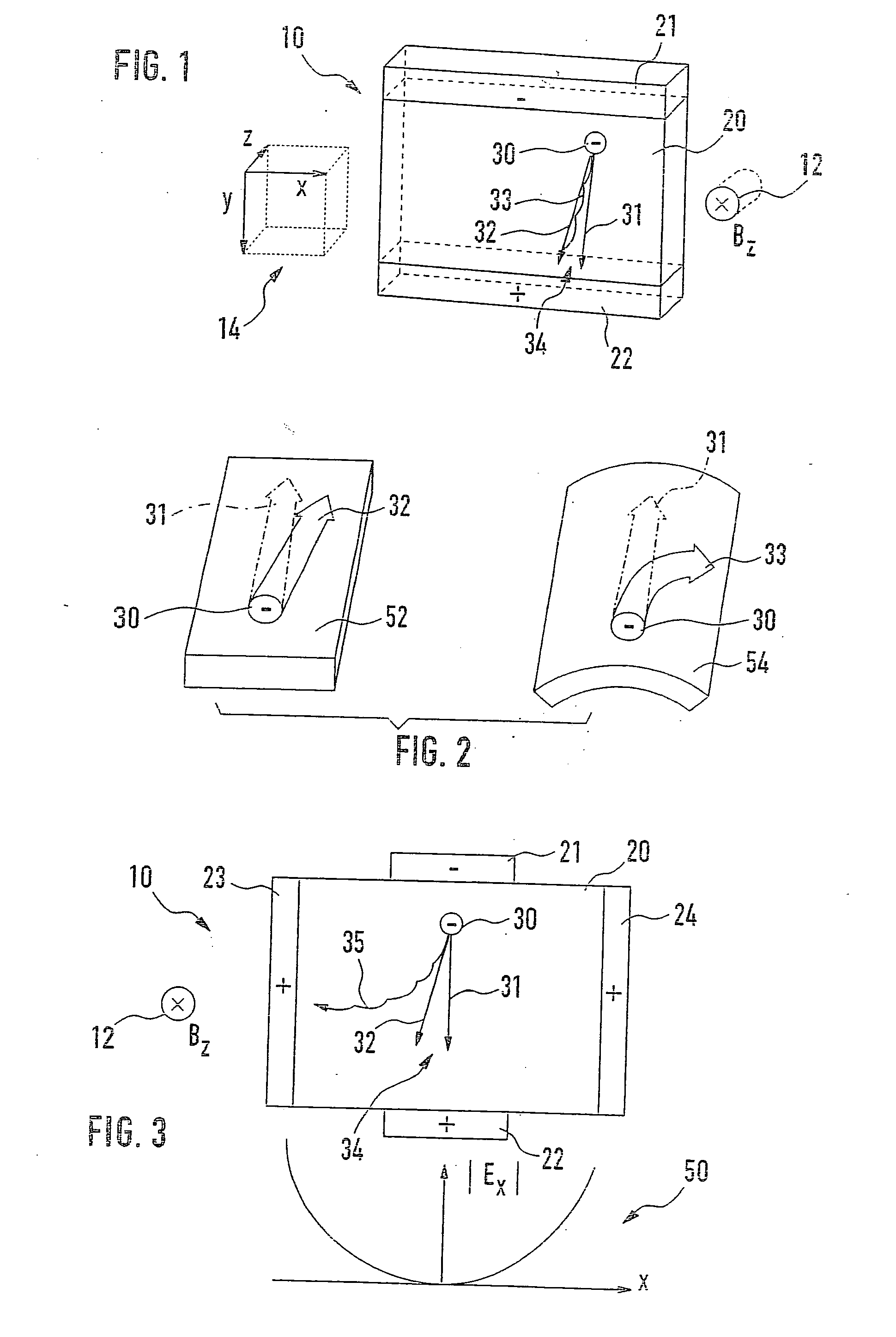 Device for measuring a b-component of a magnetic field, a magnetic field sensor and an ammeter