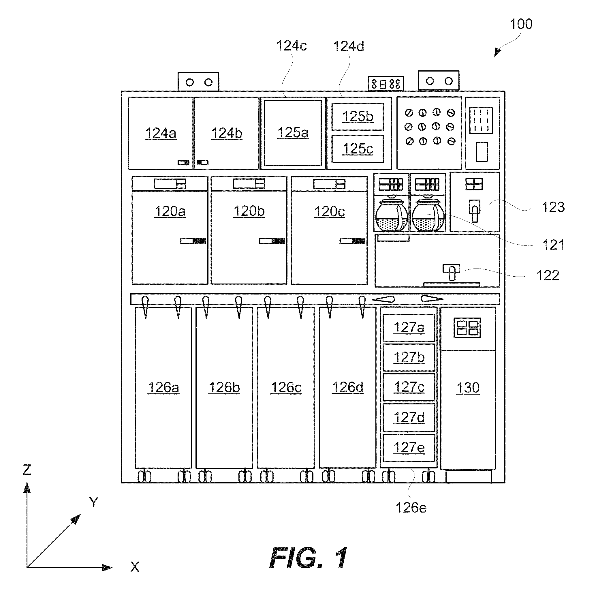 Larder systems having interlocking larder cases