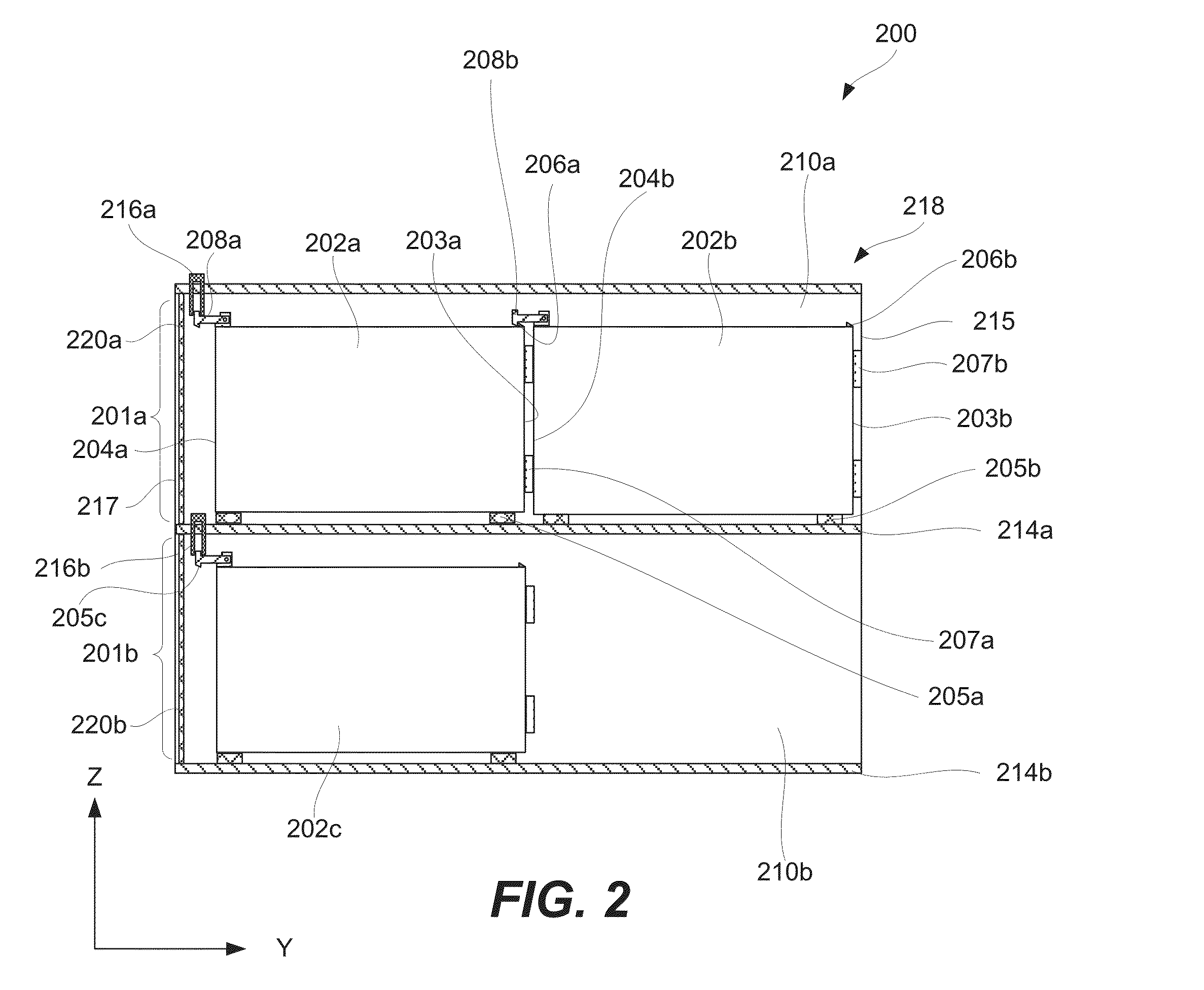 Larder systems having interlocking larder cases