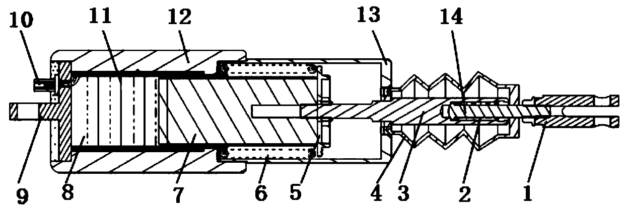 Electromagnetic exhaust braking device for automobile