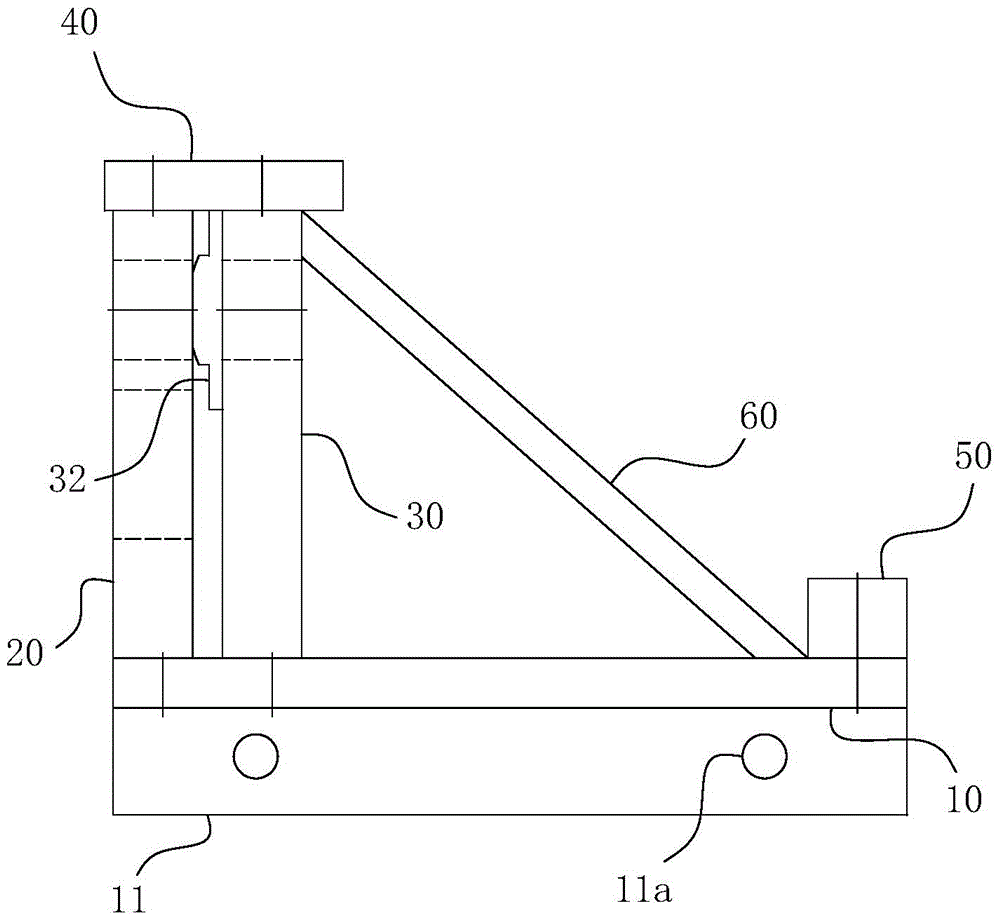 A three-point bending support device based on the dynamic fracture toughness of test materials