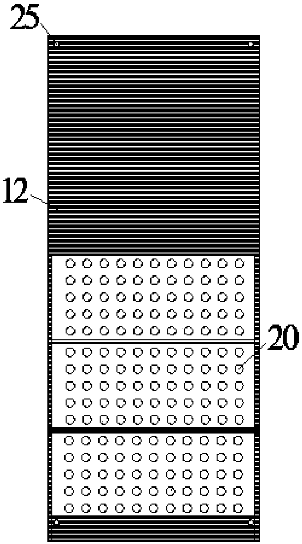 Test device for testing horizontal and vertical saturated infiltration coefficients of coarse-grained soil simultaneously indoors under different pressure