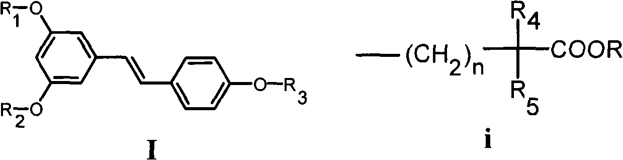 Resveratrol derivative and application thereof to medicament