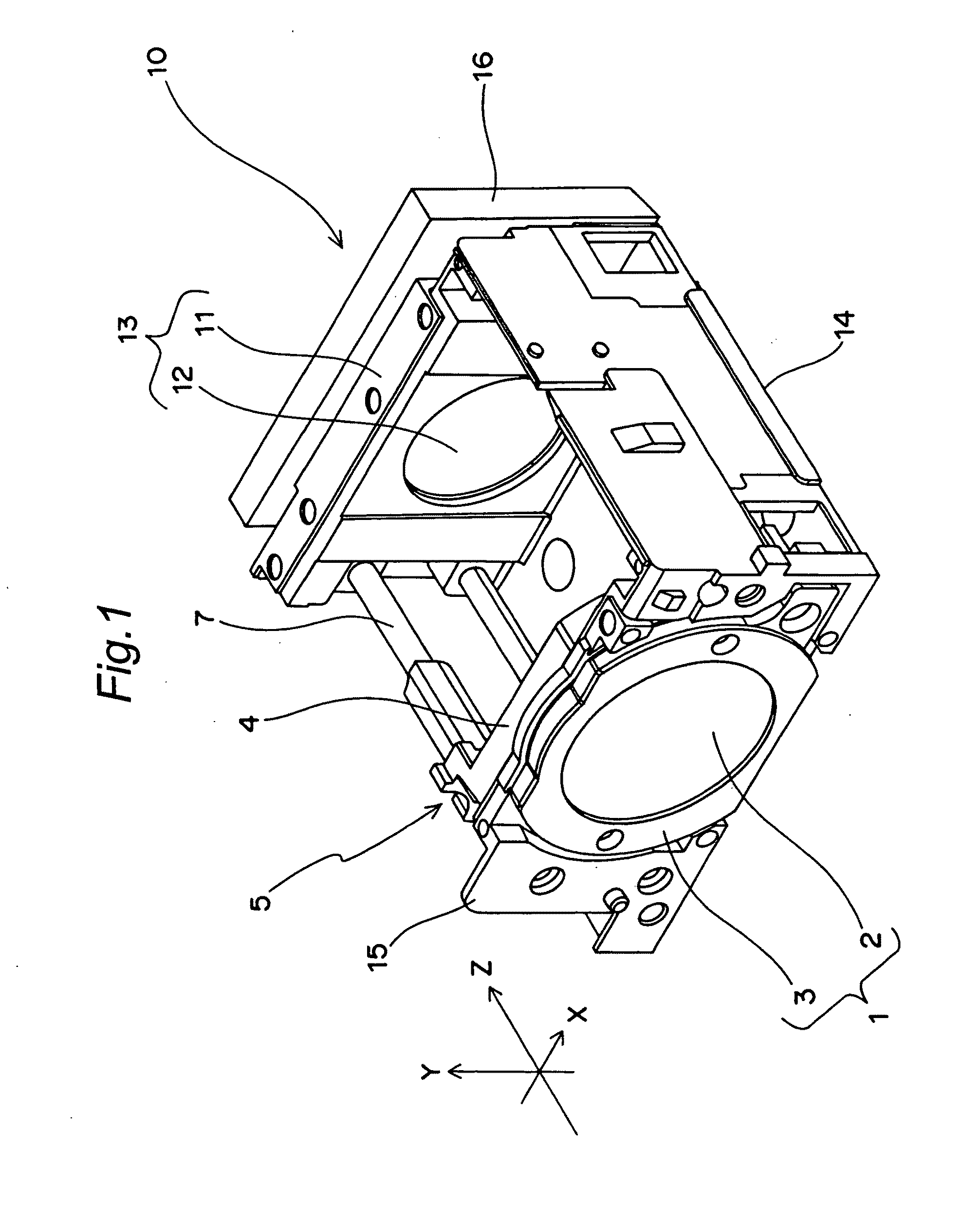 Lens unit and imaging device