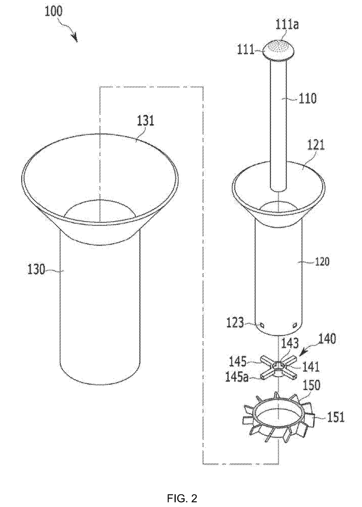 Air umbrella device