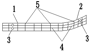 Half-and-half precast gallery structure and gallery construction method