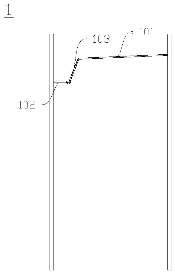 Tube taking device