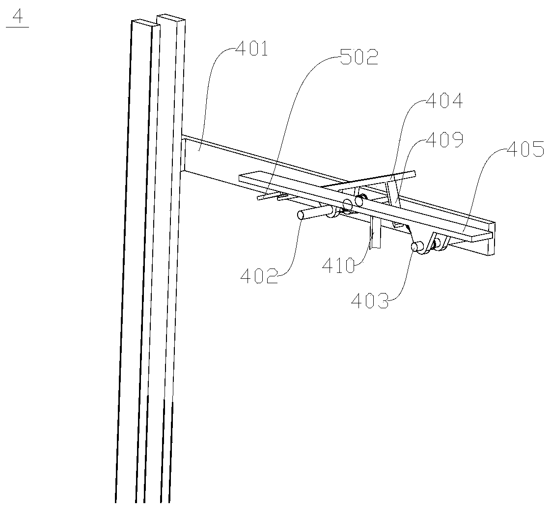 Tube taking device