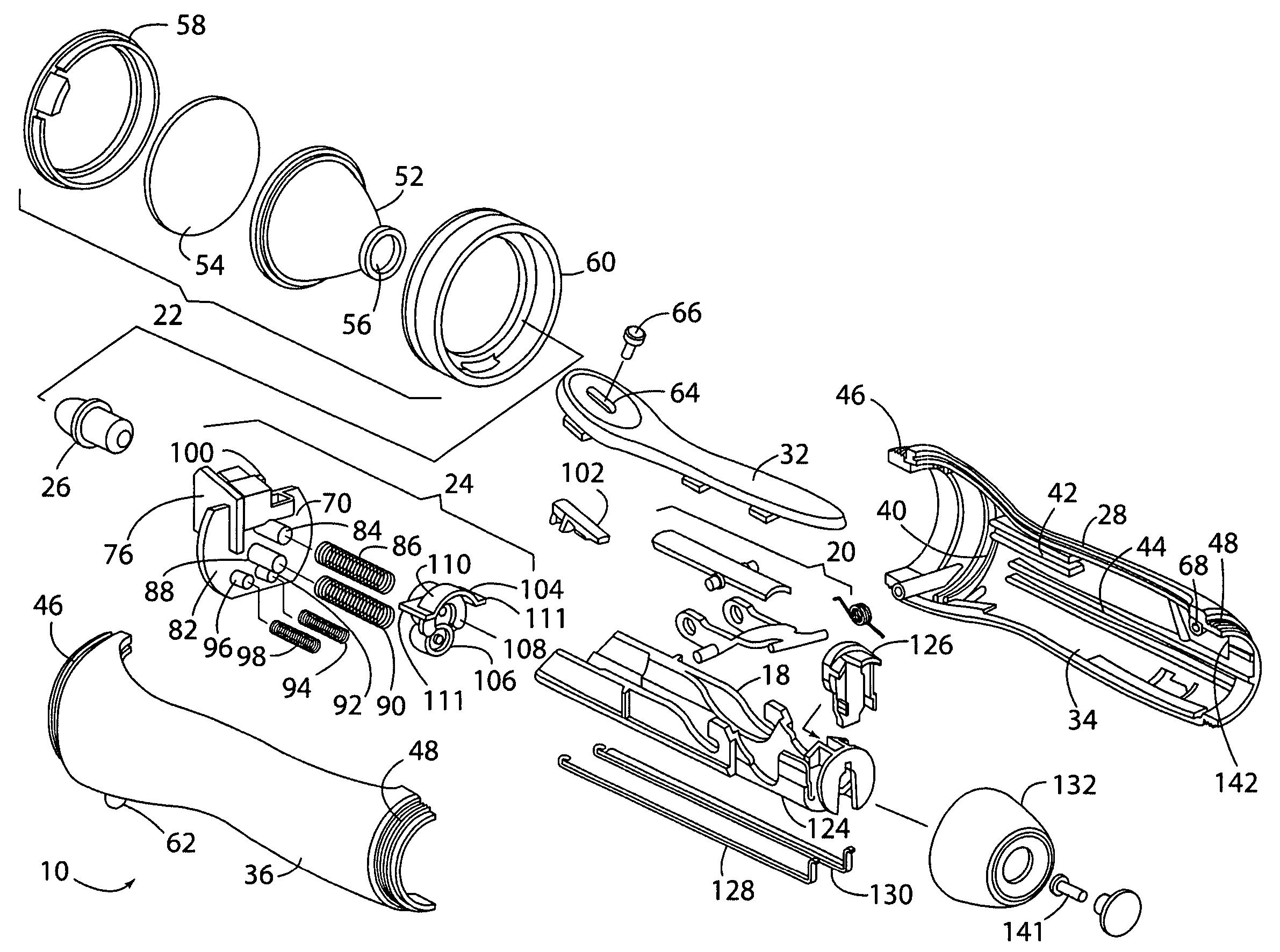 Battery controlled device that can operate with alternative size batteries