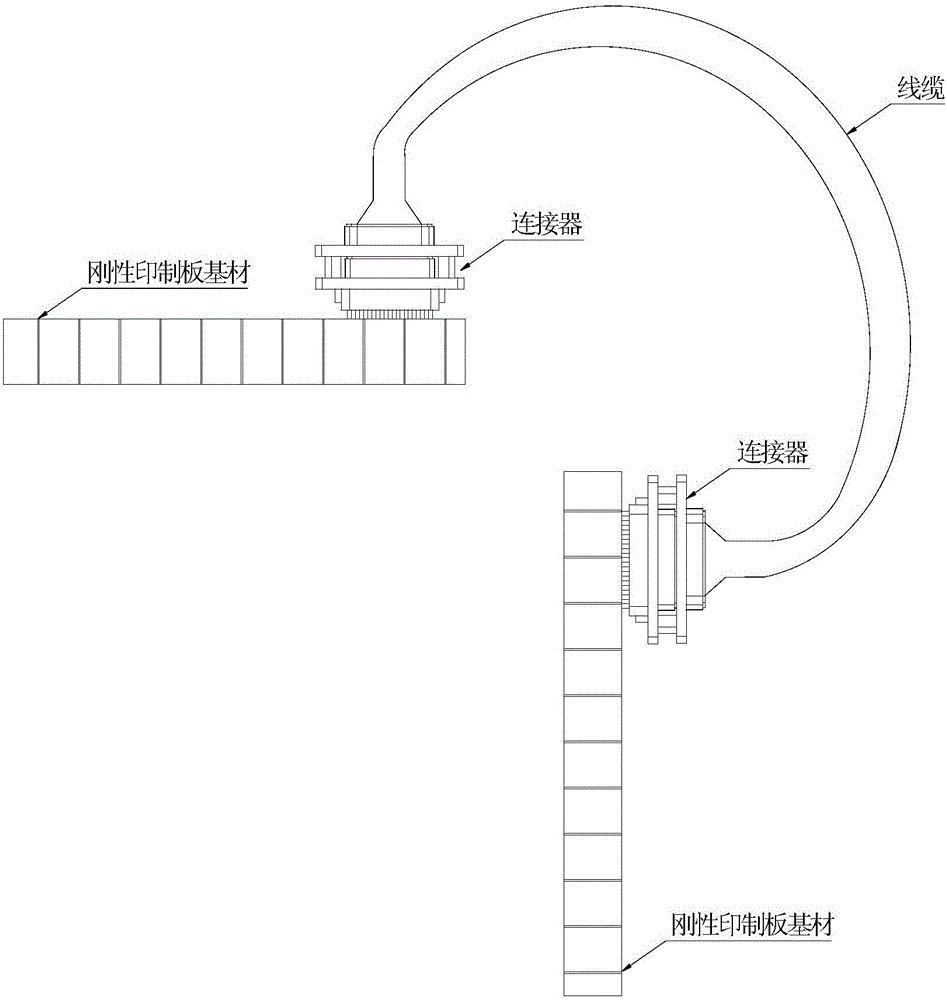 Flexible circuit connection device