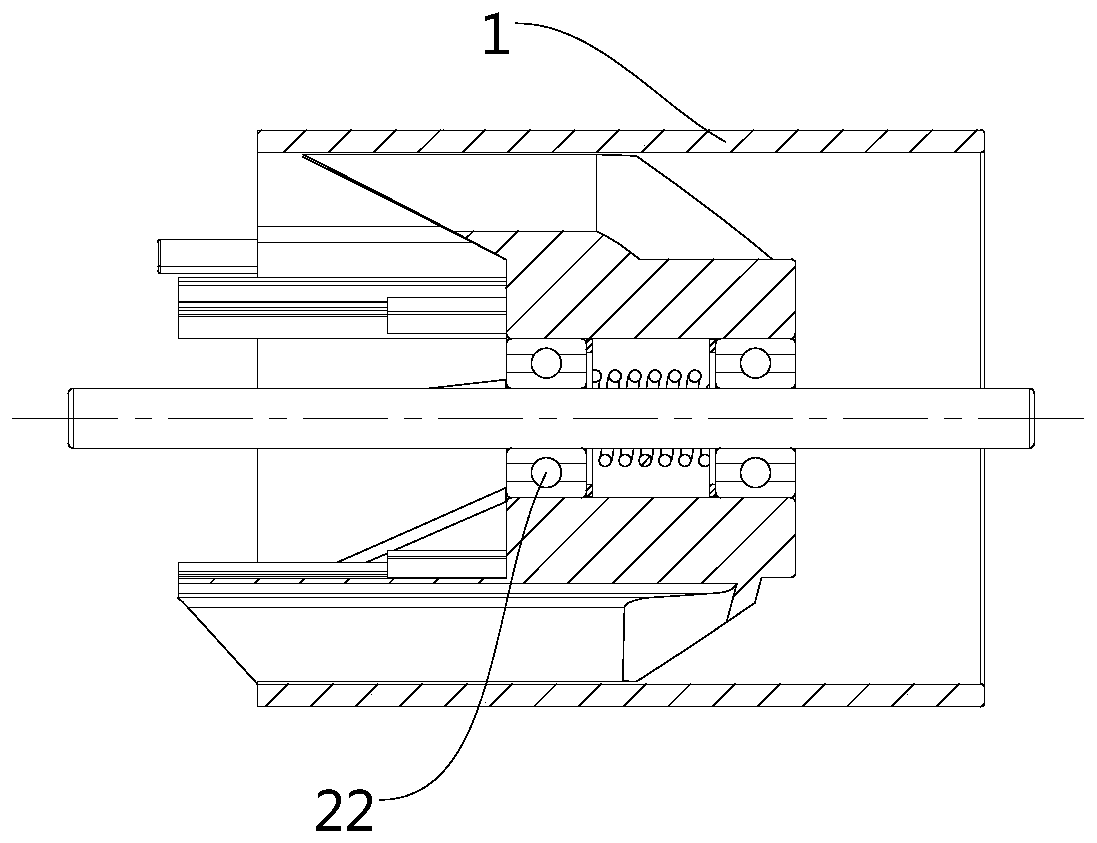 Noise reduction type high speed small size axial flow fan