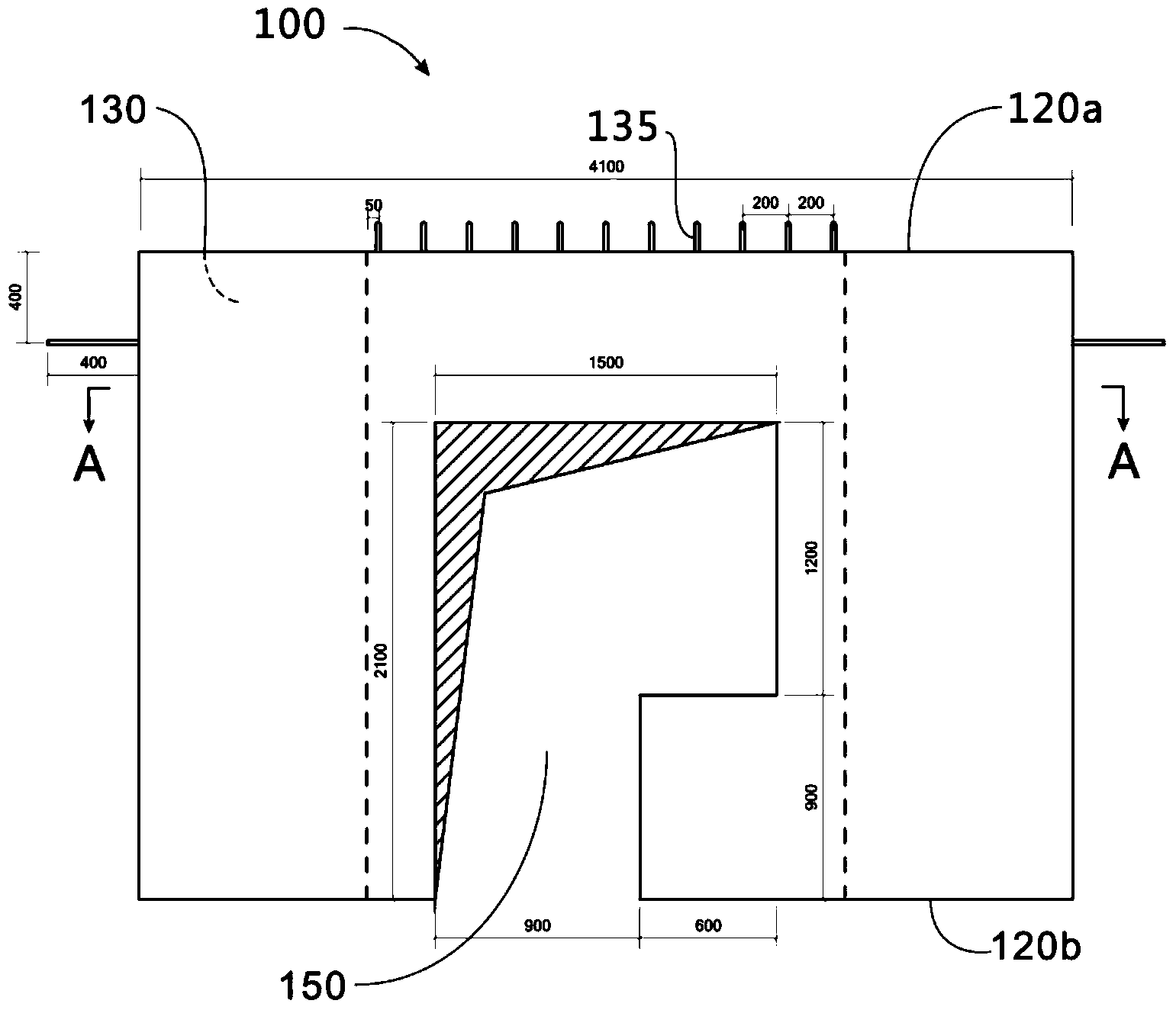 Short-leg shear wall structure assembled on basis of large hidden-beam prefabricated concrete wallboards with grooves on two sides and construction method of short-leg shear wall structure