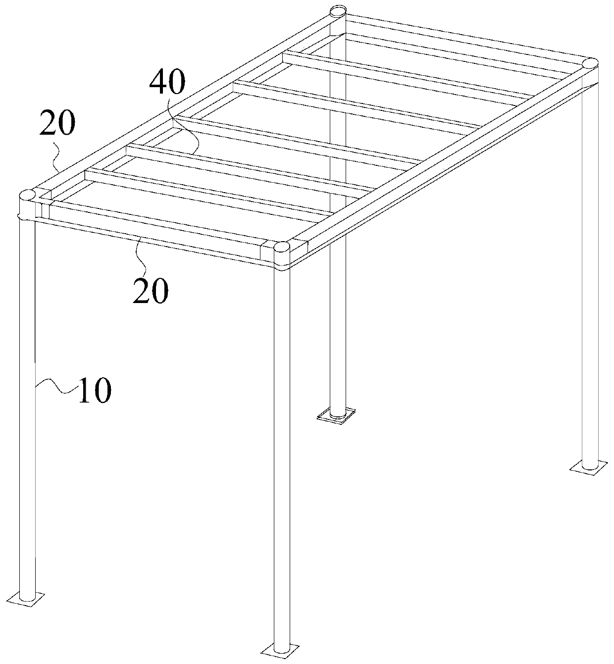 Reinforced steel frame for buildings