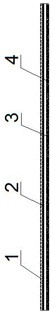 Macro-molecular leakage-free self-adhering aluminum foil and manufacturing method