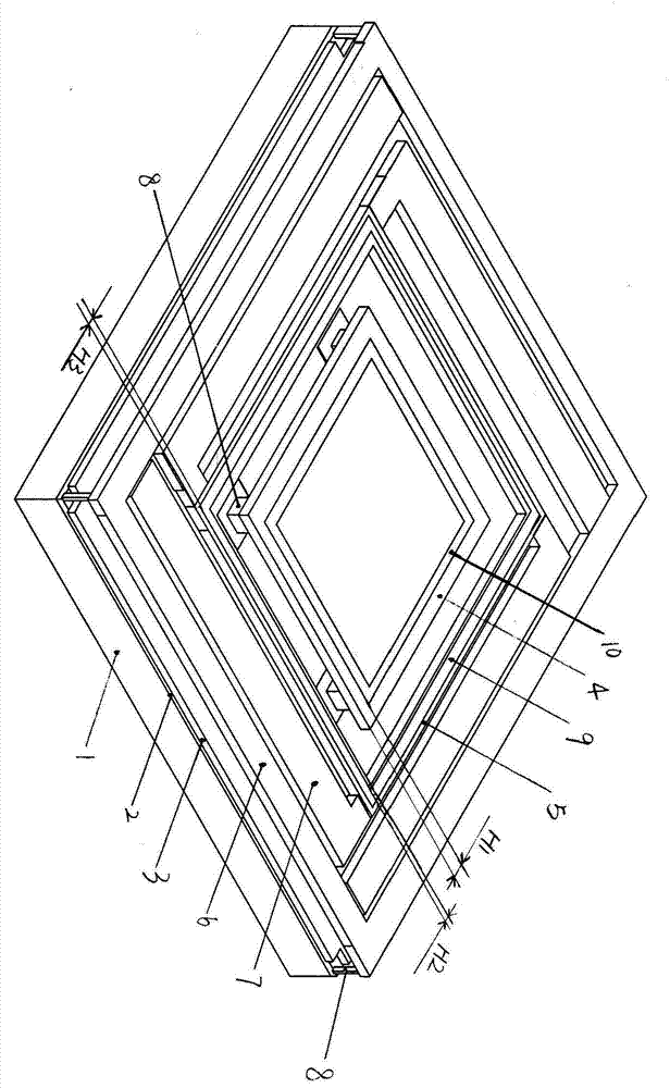 Terahertz wave absorption body capable of dynamically and continuously adjusting absorbing bandwidth