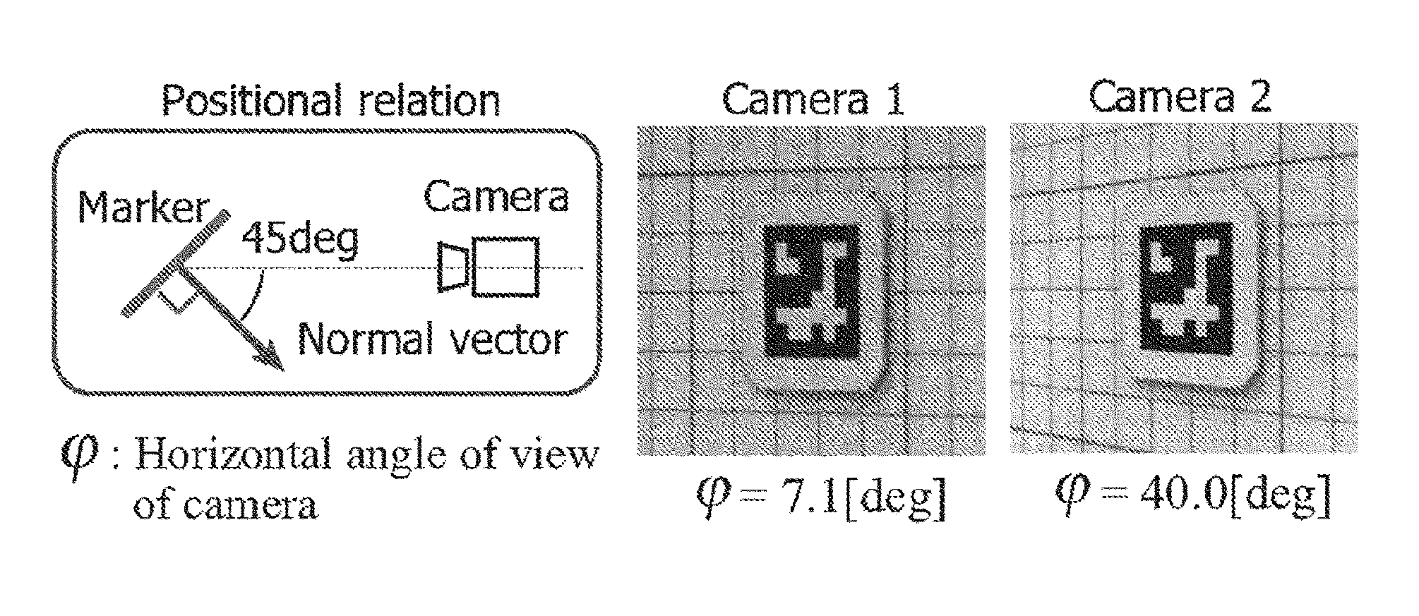 Marker image processing system