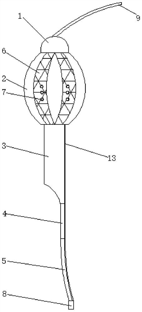 Expandable and drug-loading lacrimal passage drainage tube