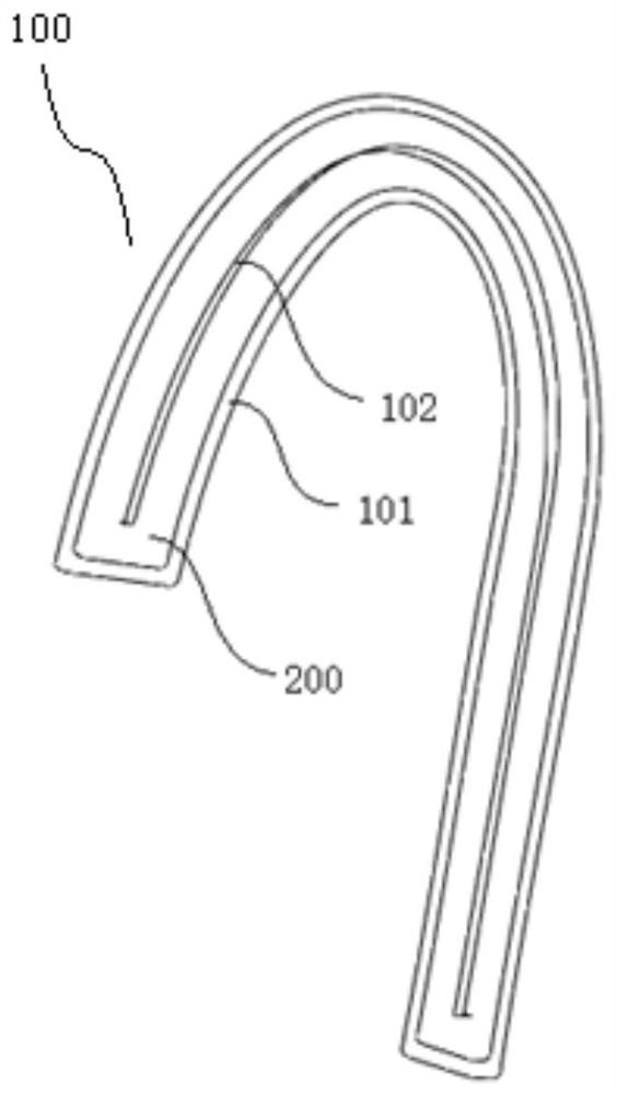 Liquid cooling heat dissipation device of headset and headset with high heat dissipation