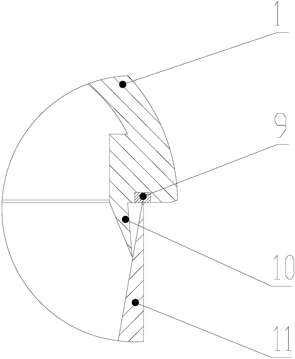 Cutter for cardiac muscles in cardiac chamber