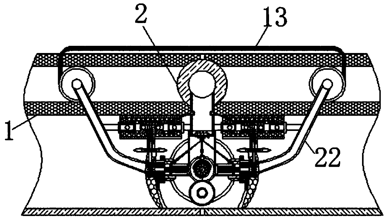 Urological nursing support device for privacy protection of patient