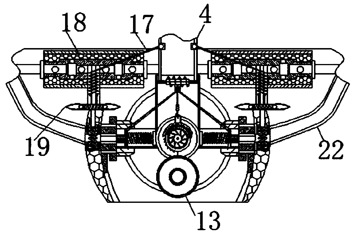 Urological nursing support device for privacy protection of patient