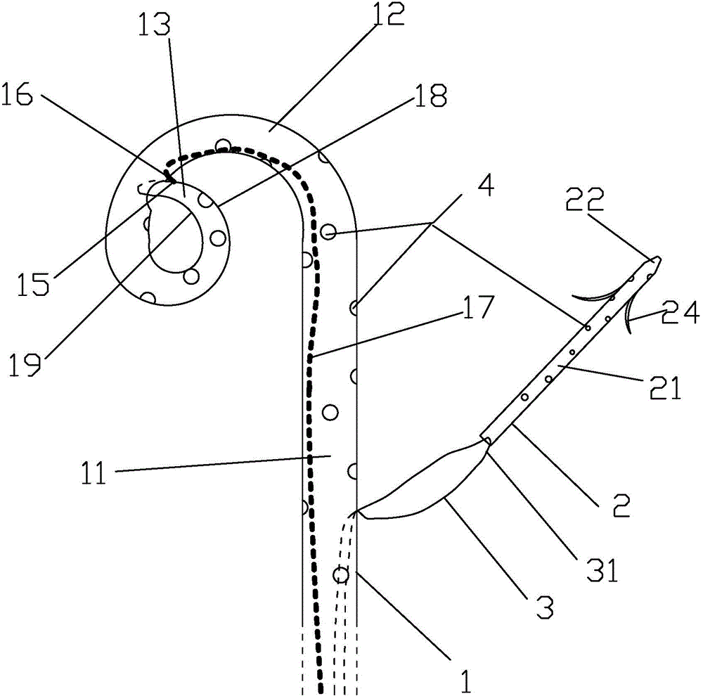 Bile and pancreatic juice drainage tube