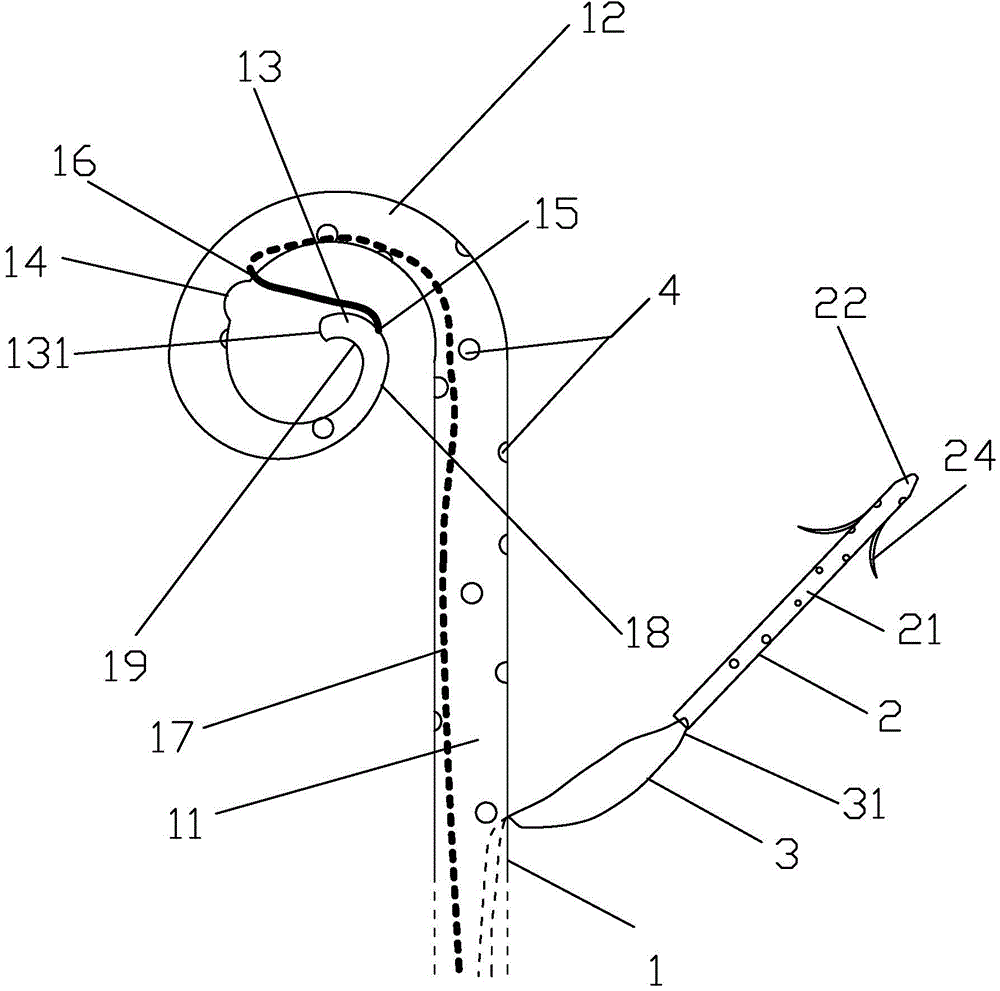 Bile and pancreatic juice drainage tube