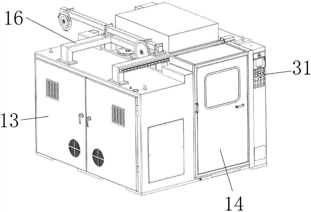 Semi-automatic wire take-up machine