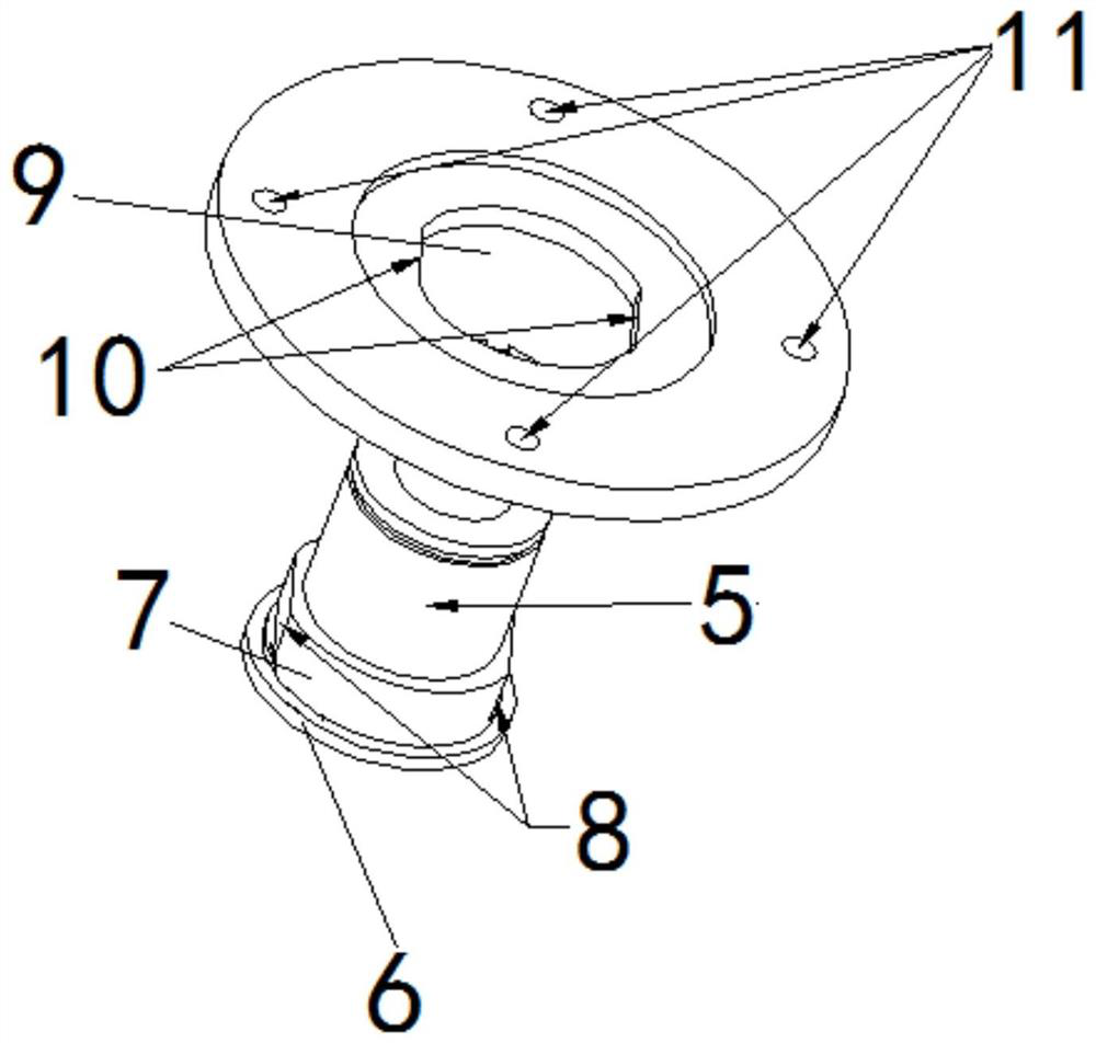 New energy automobile driving integrated system motor structure