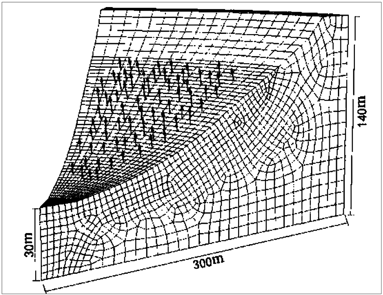 A method for calculating safety factor of spherical crown slope subjected to tensile force on slope surface