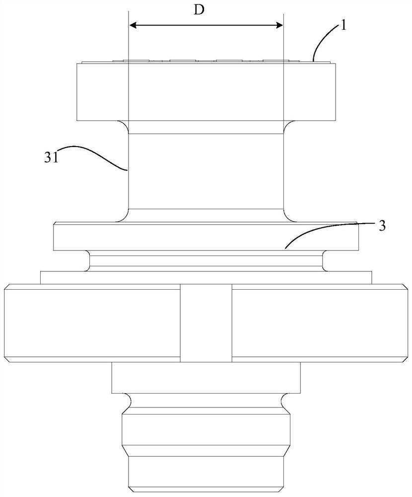 Integrated chip, thick film pressure sensor and manufacturing method thereof