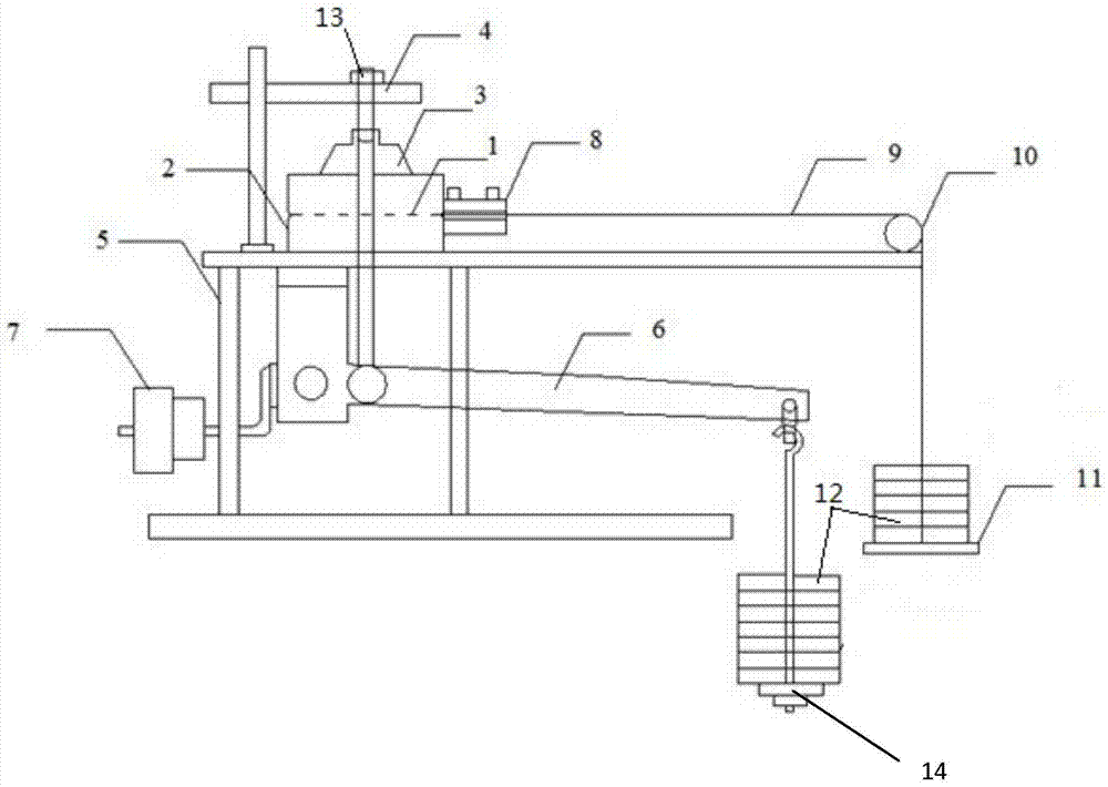 A kind of fiber drawing creep testing device and testing method thereof