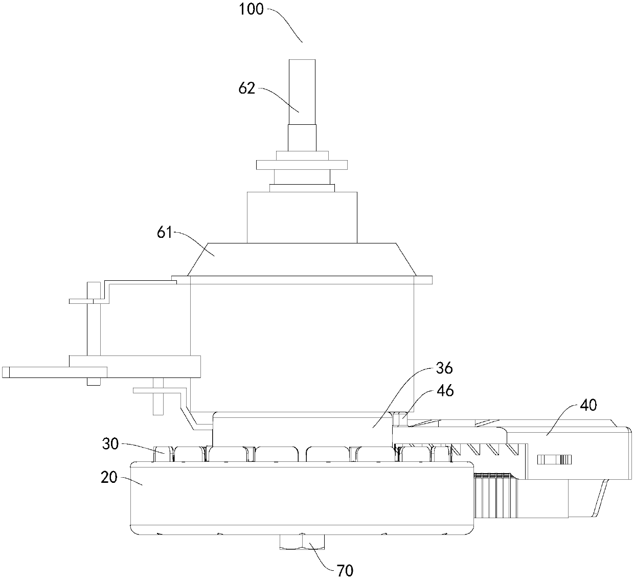 Outer rotor motor and clothes treatment device with same