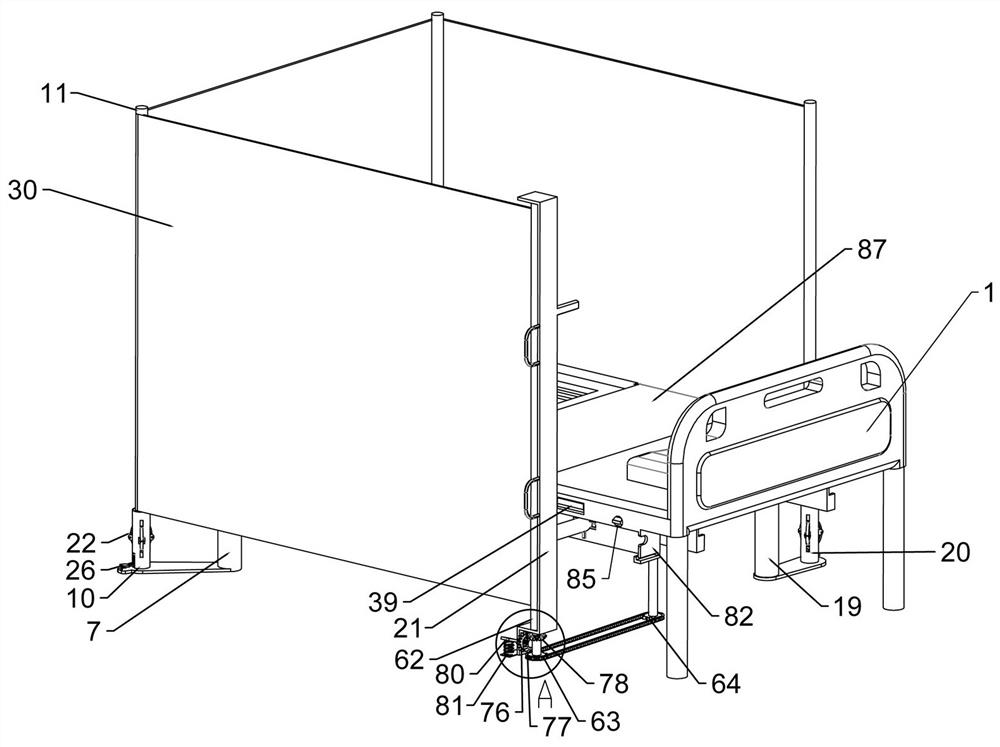 Male reproductive organ postoperative nursing device