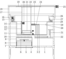 Preserved vegetable dehydration device for agricultural product processing