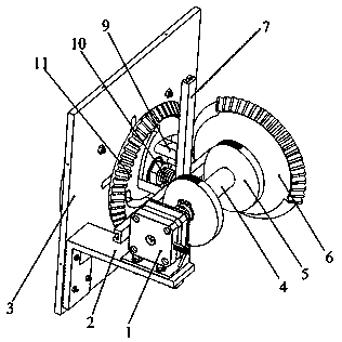 Improved sine acceleration cam locking mechanism