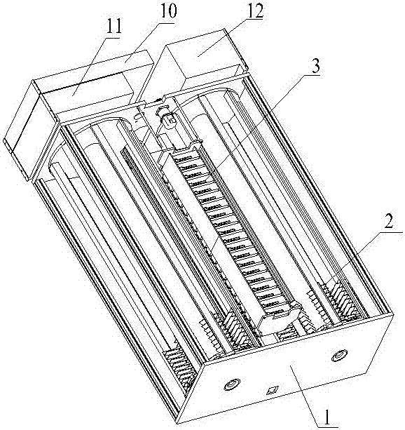 Disk cartridge withdrawing pluggable optical storage data center control system