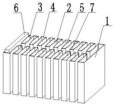 Lithium ion battery pack capable of uniformly dissipating heat