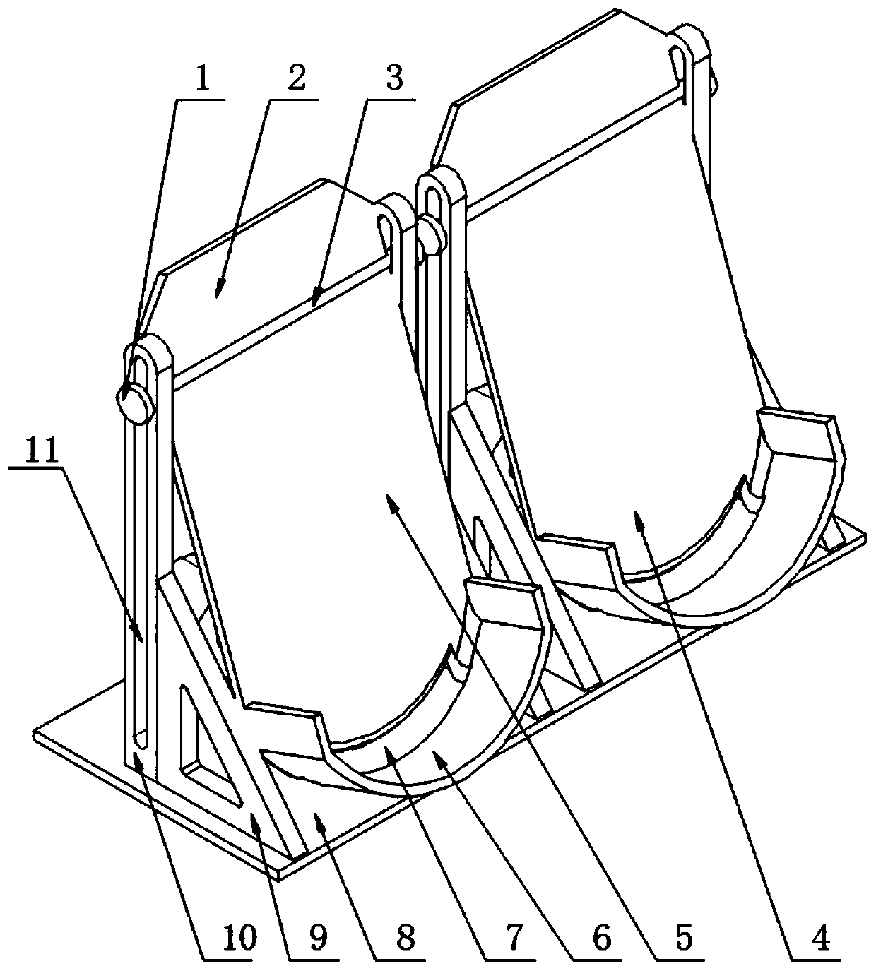 Bathroom slipper draining device