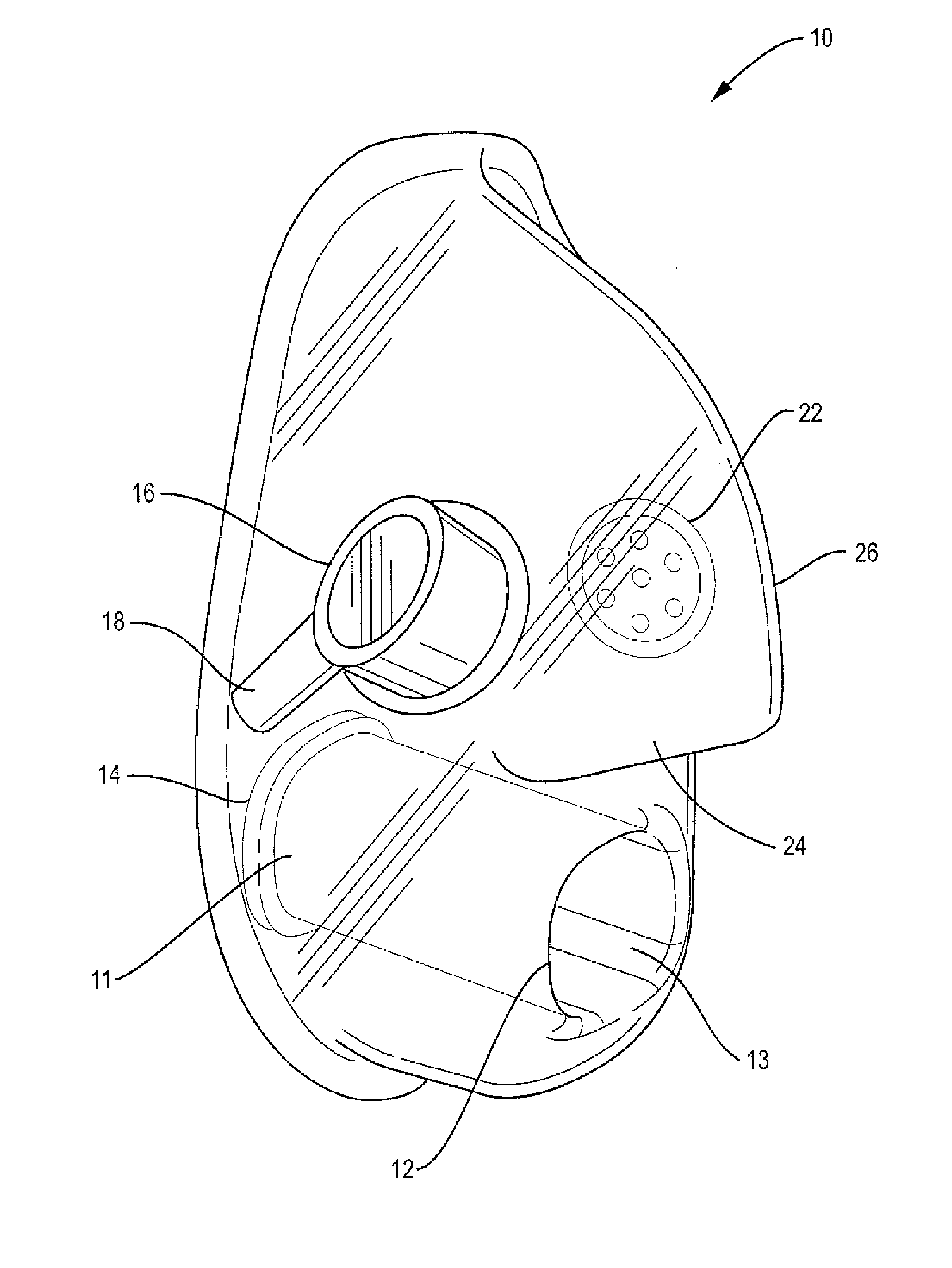 Integral mouthguard oxygen mask