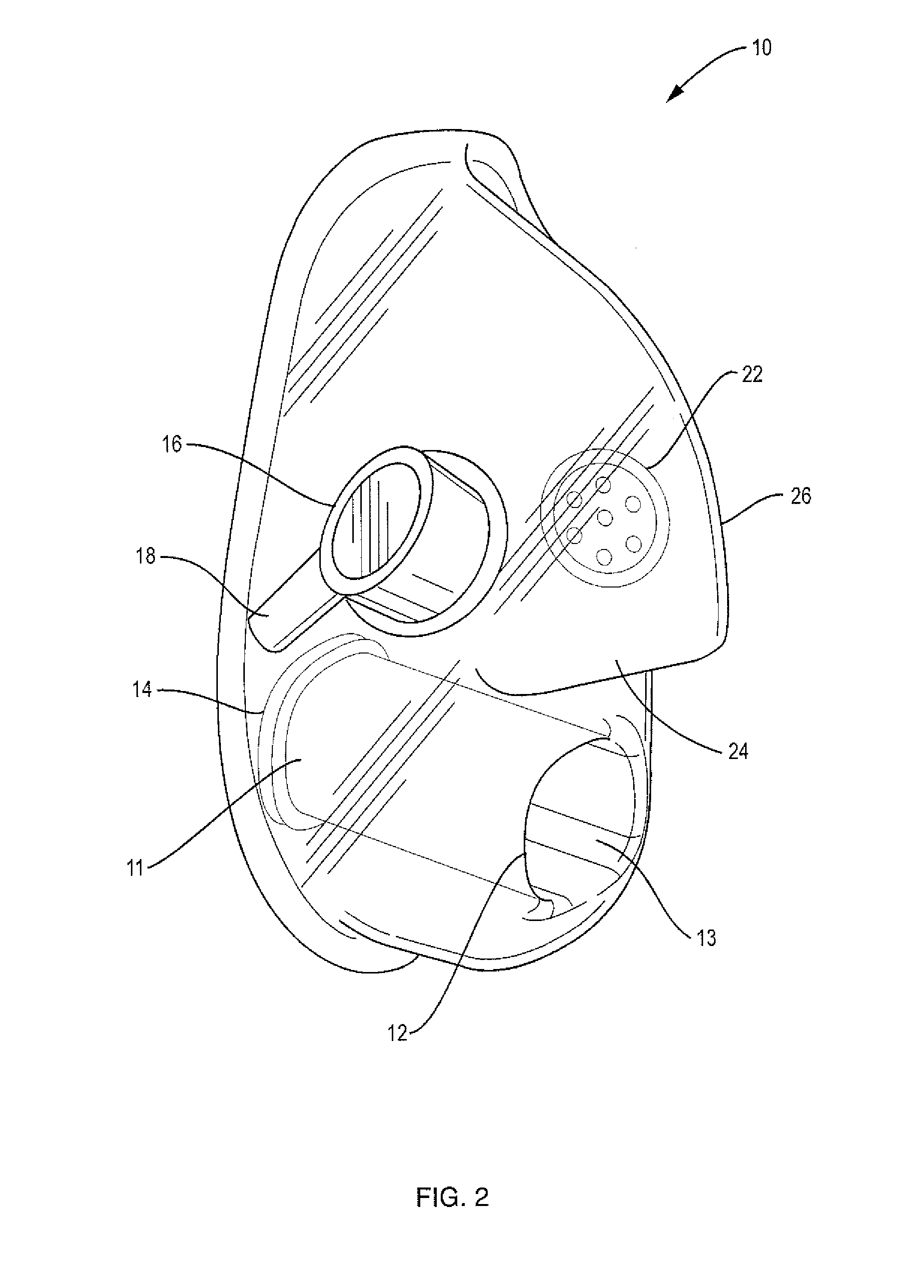 Integral mouthguard oxygen mask