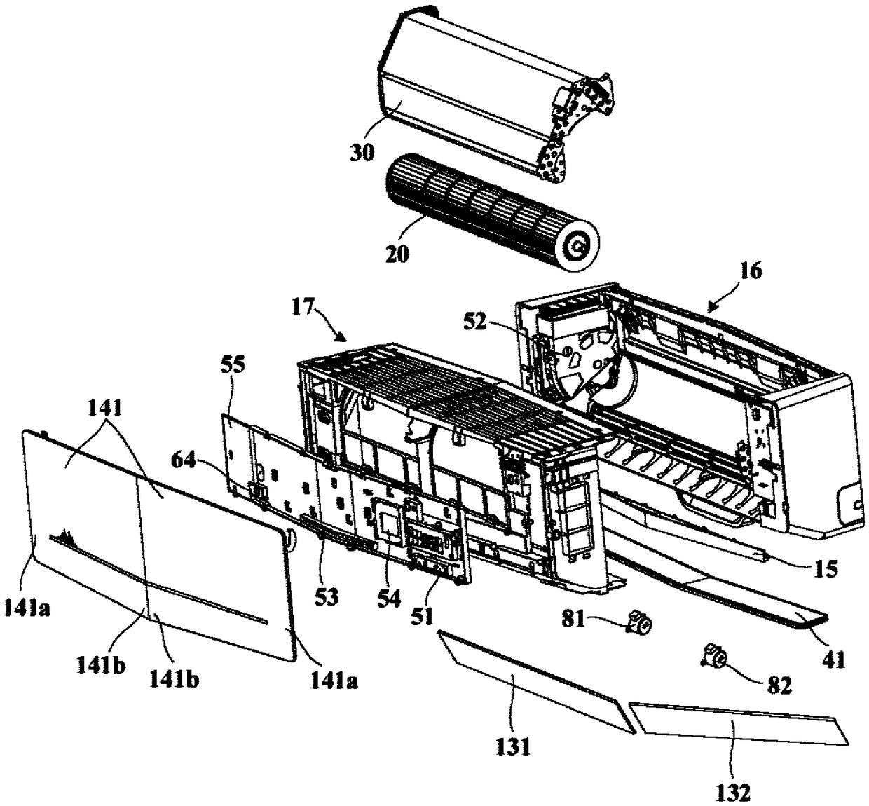 Wall-mounted indoor air conditioner