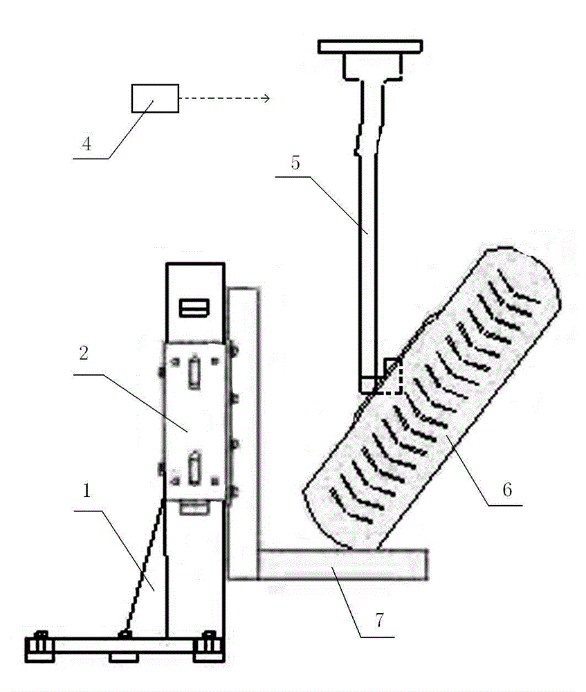 Automatic unhooking machine of tyre conveying line