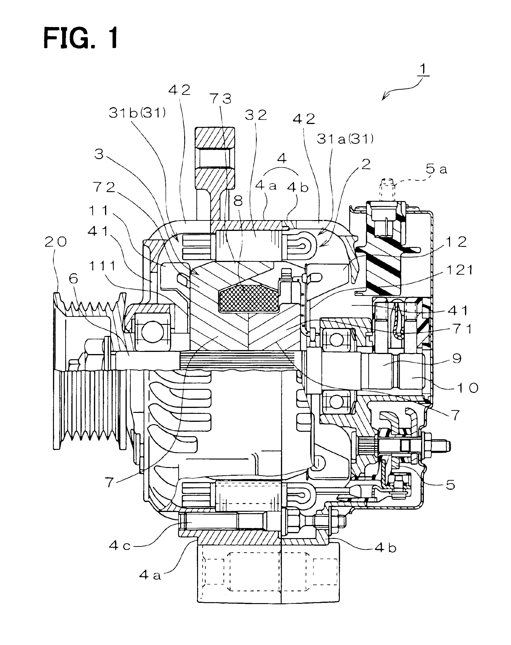 Rotary electric machine stator and method of manufacturing the same