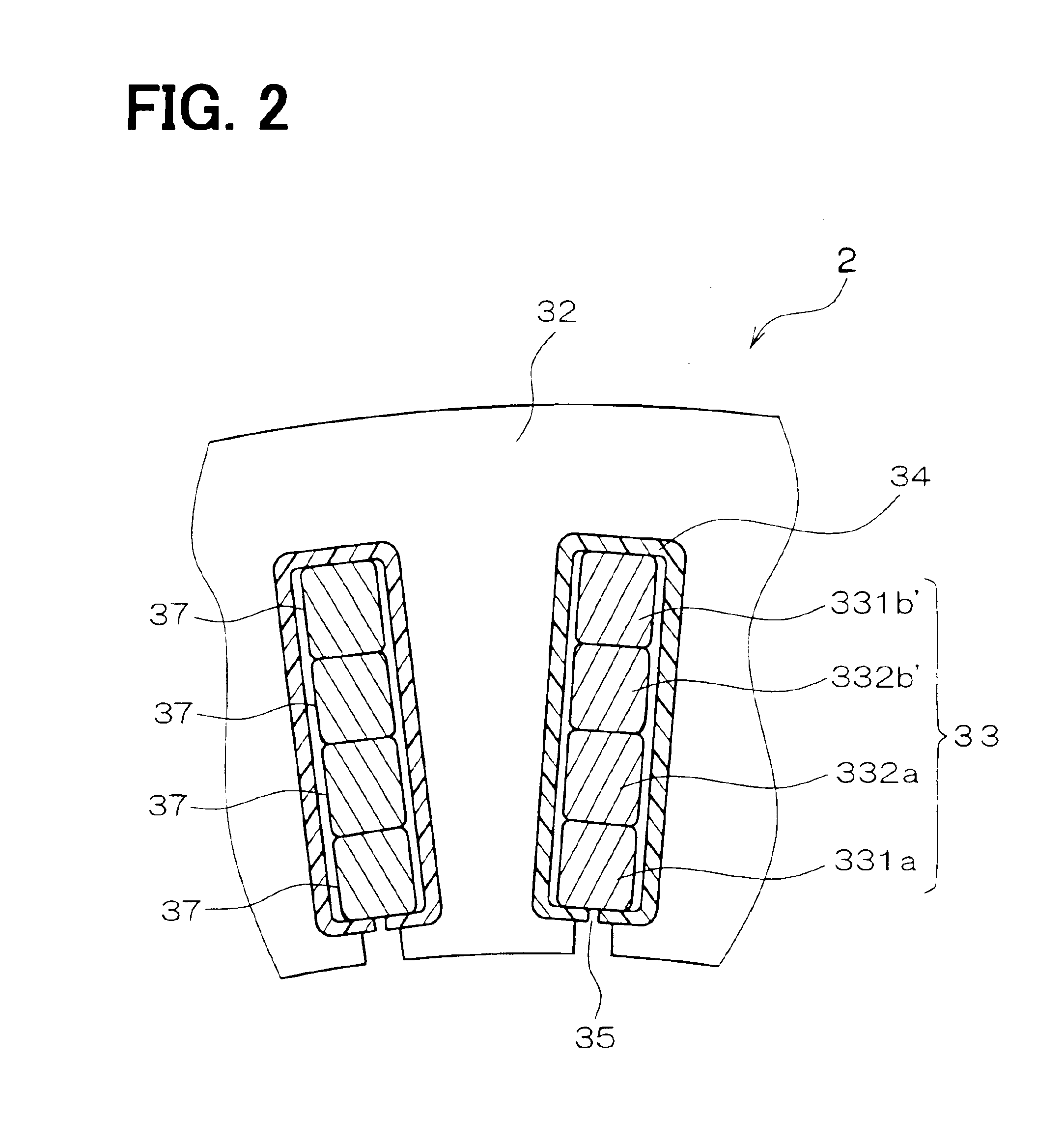 Rotary electric machine stator and method of manufacturing the same