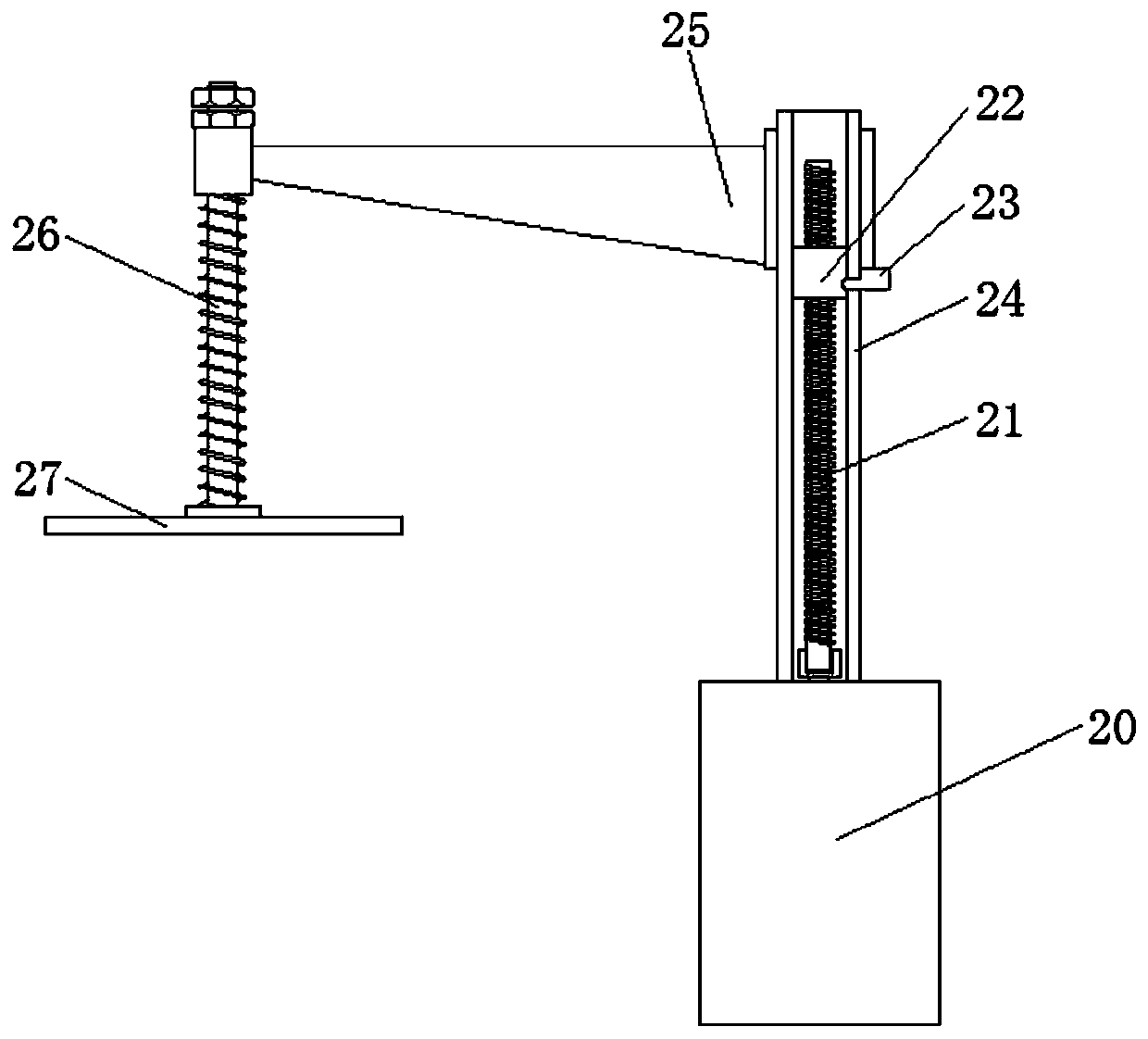 Computer memory assembling workbench device facilitating operation