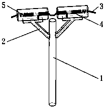 A snow removing device for high voltage wires