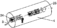 A snow removing device for high voltage wires