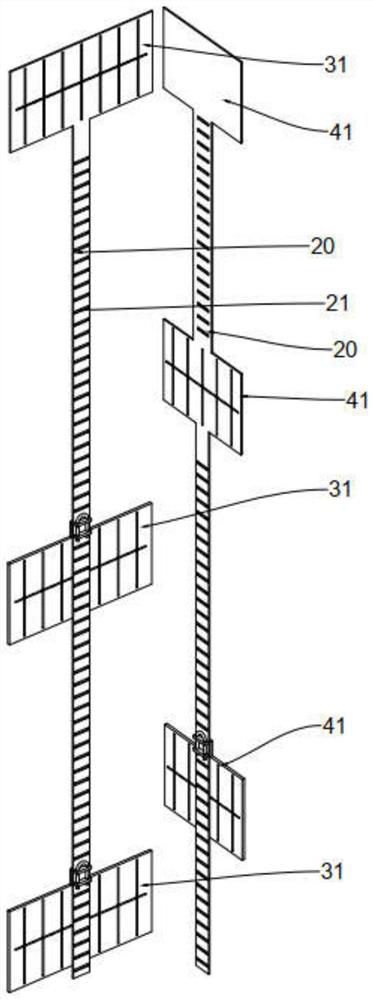 Lofting device of rocking furnace